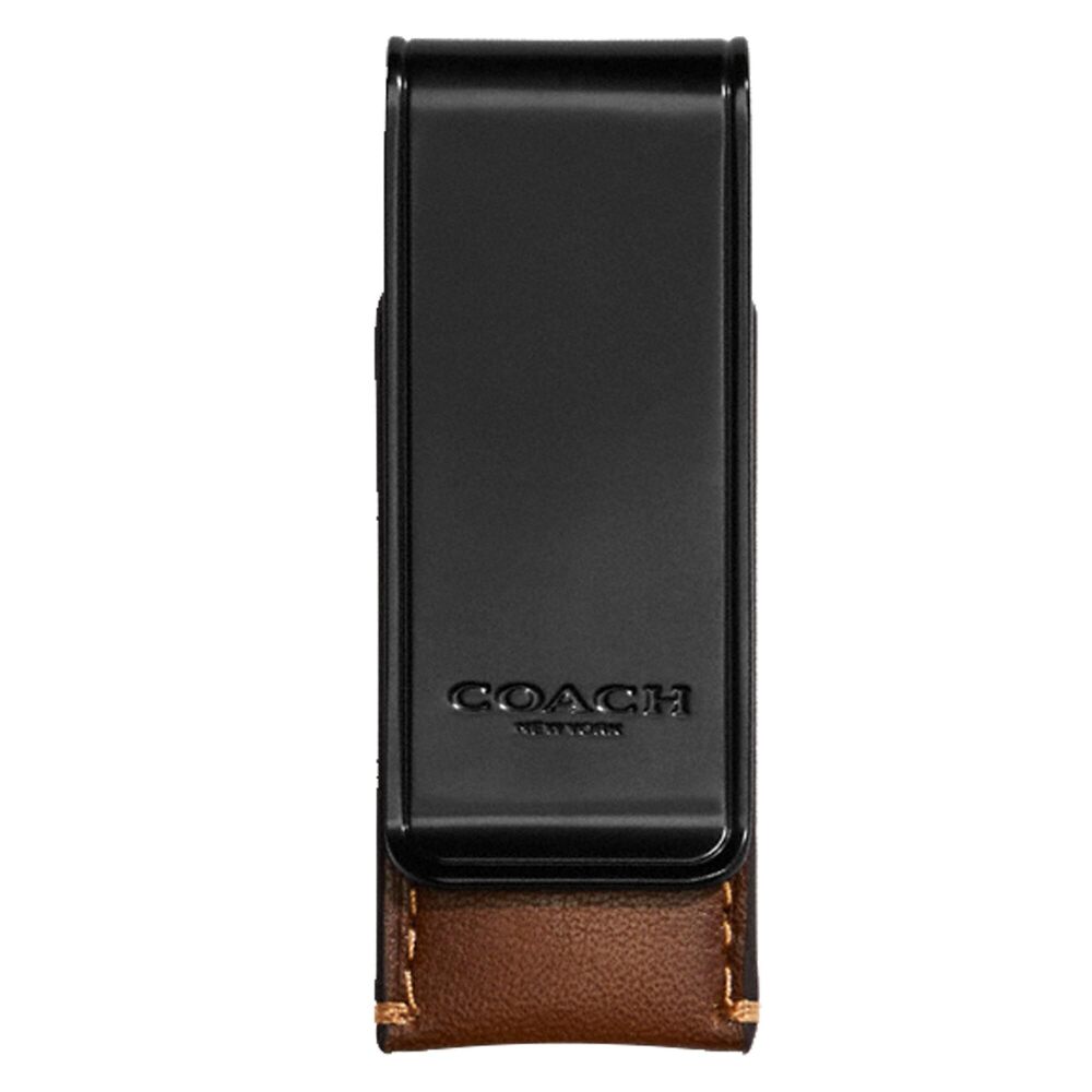 9218 Money Clip in Sport Calf, Saddle